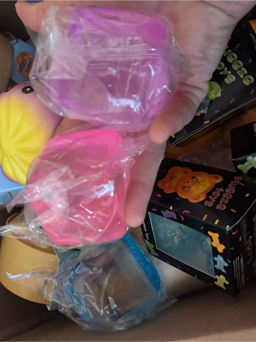 Mystery Bun Squishy Toy - Yellow (One Set Sugar Edition)